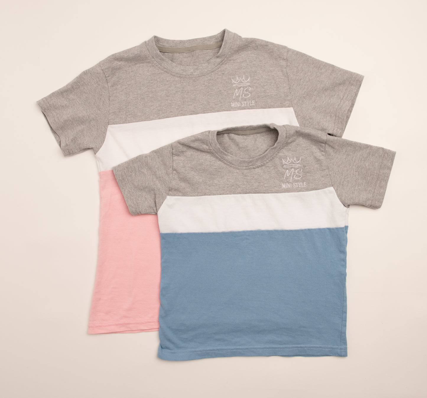 Boys tri colour block t-shirt