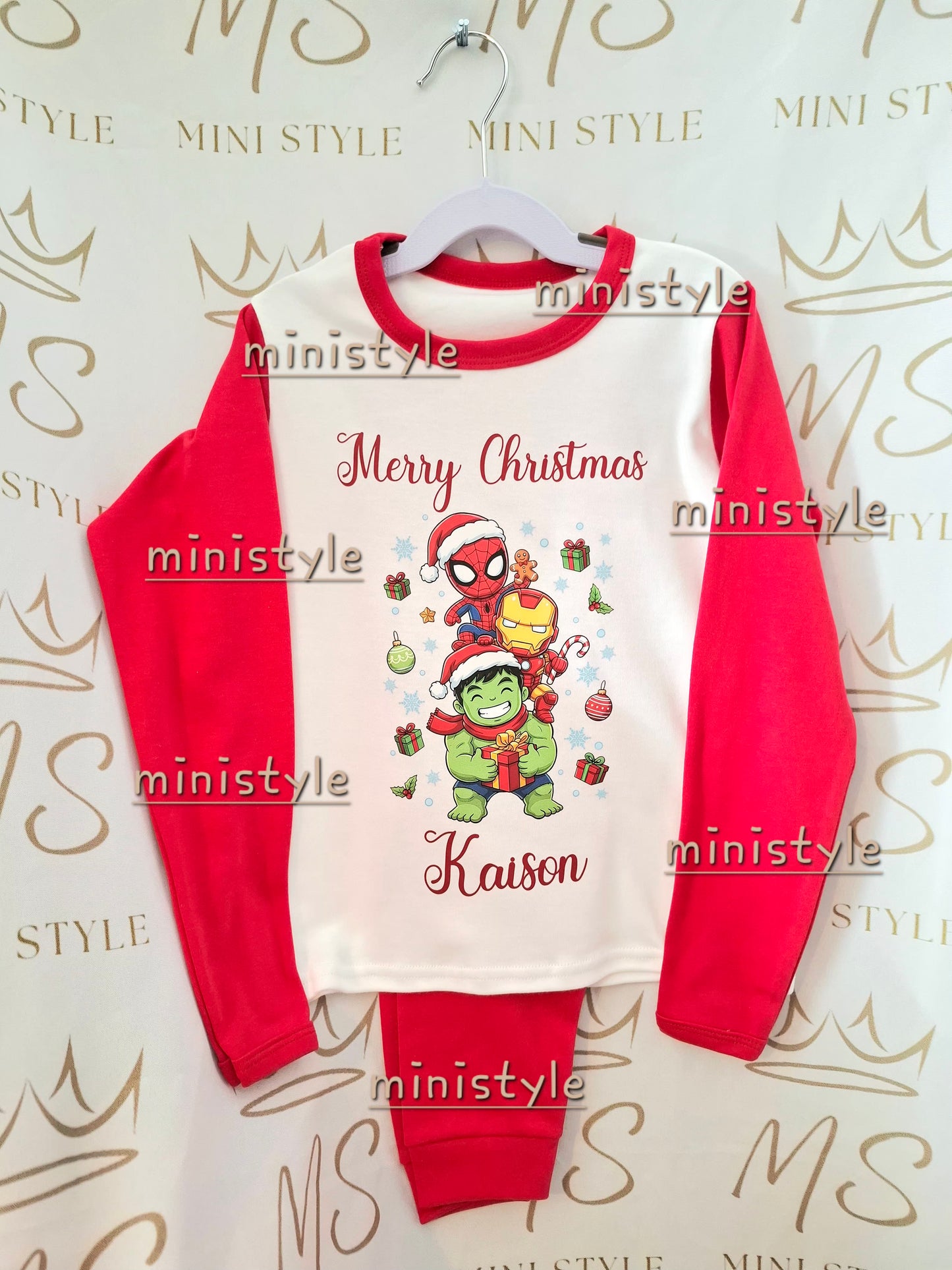 Christmas custom pjs