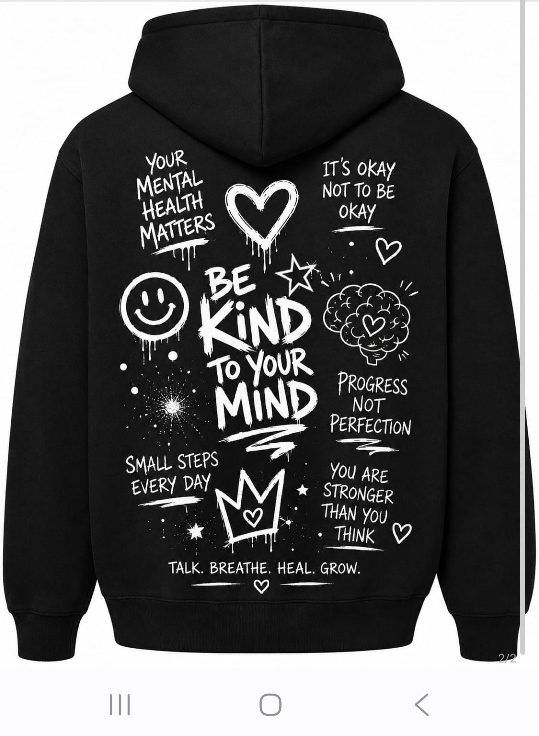 Mental health matters hoody
