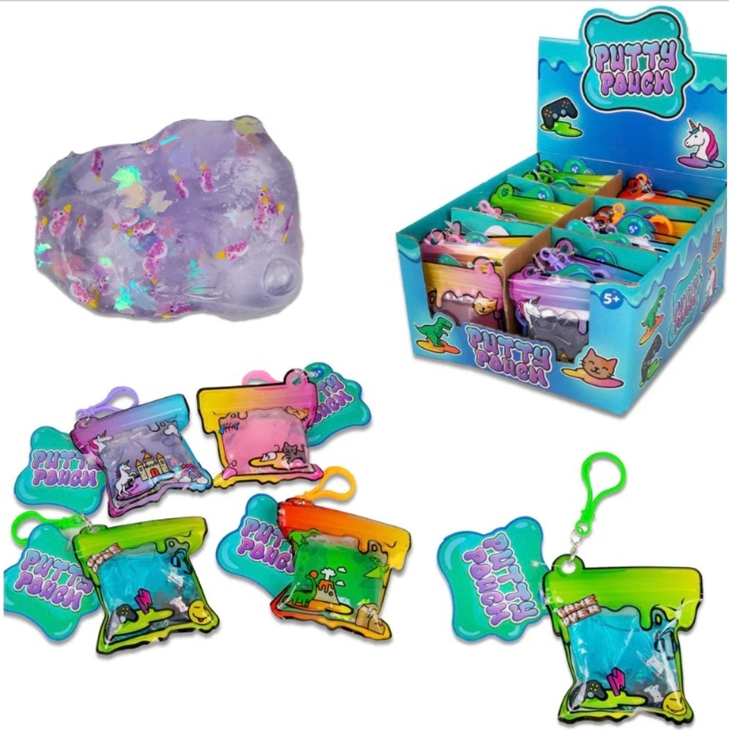 Putty pouch keyring