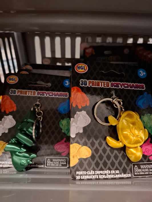 3d printed animal keychain