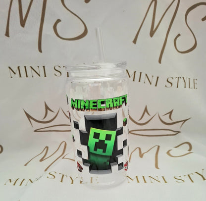16oz plastic tumbler cup with straw