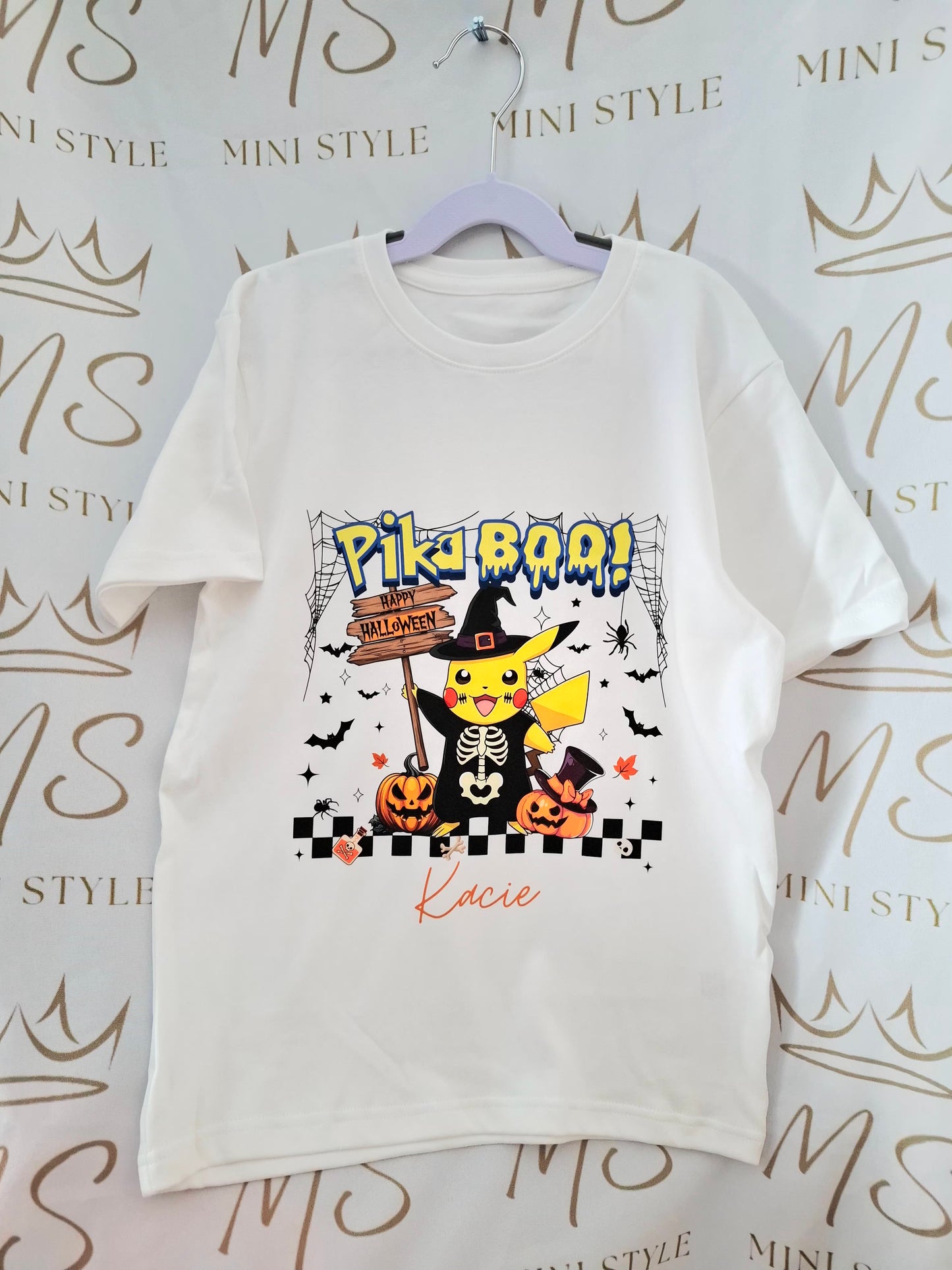 Personalised halloween t-shirt