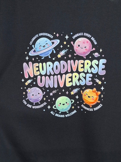 Neurodiverse universe t-shirt