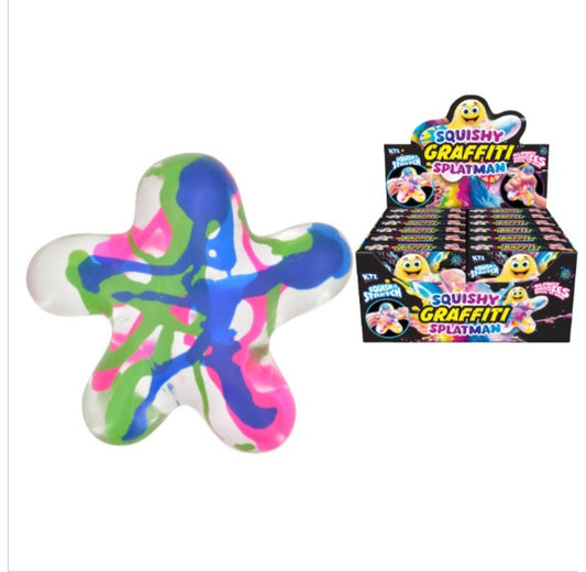 Squishy graffiti splatman