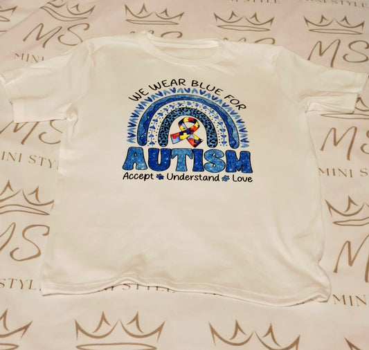 We wear blue for autism