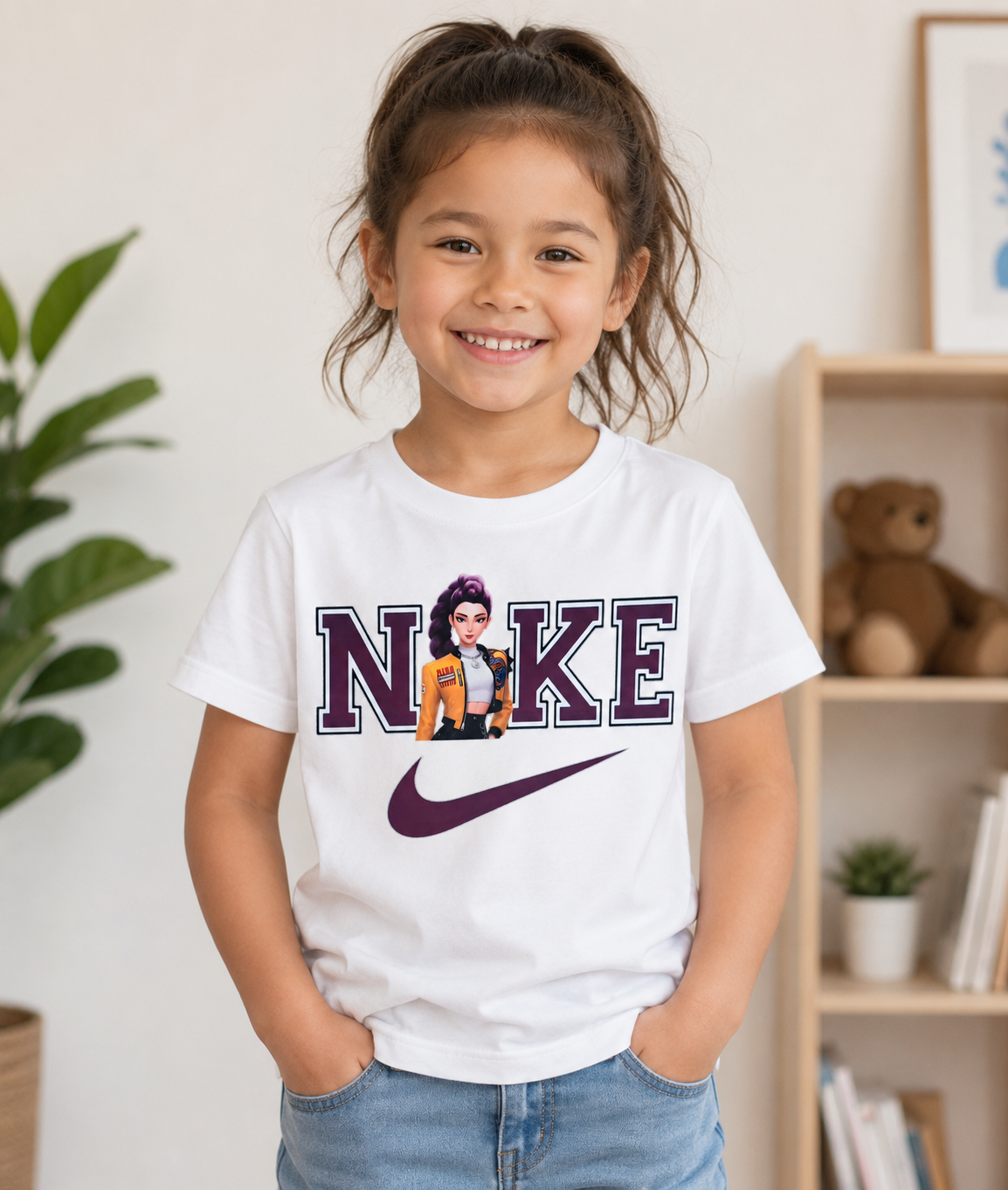 Kids charecter N*ke t-shirt