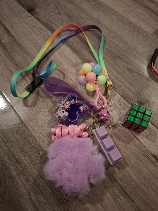 Fidget lanyard