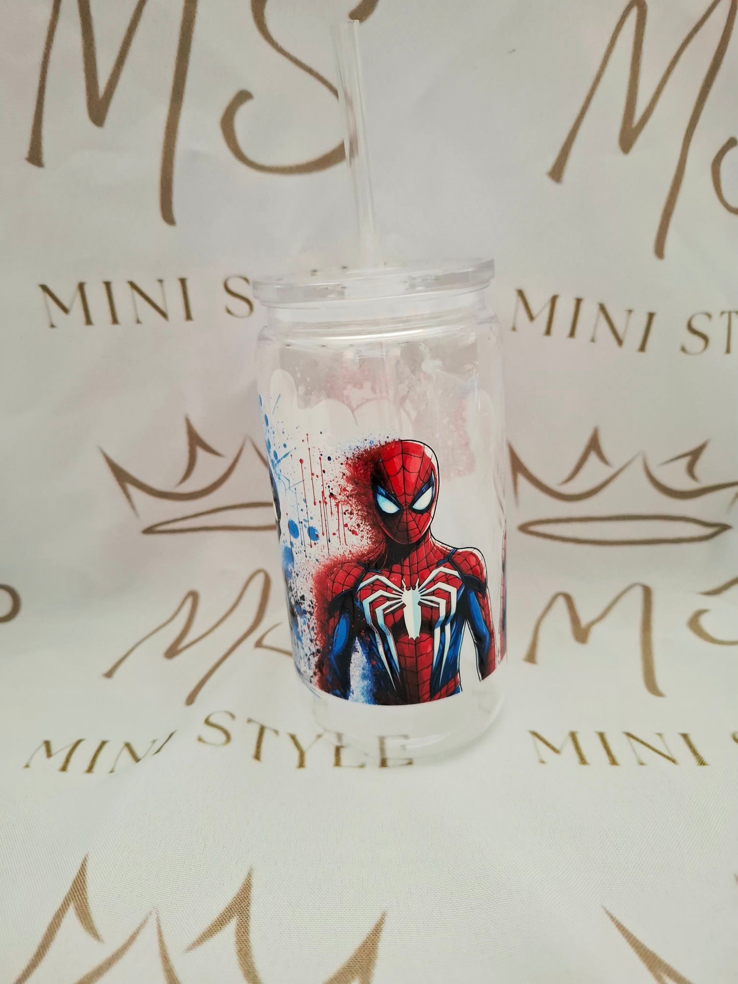 16oz plastic tumbler cup with straw