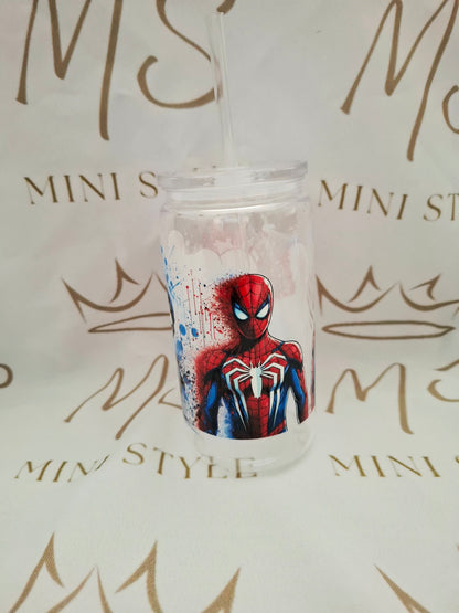 16oz plastic tumbler cup with straw