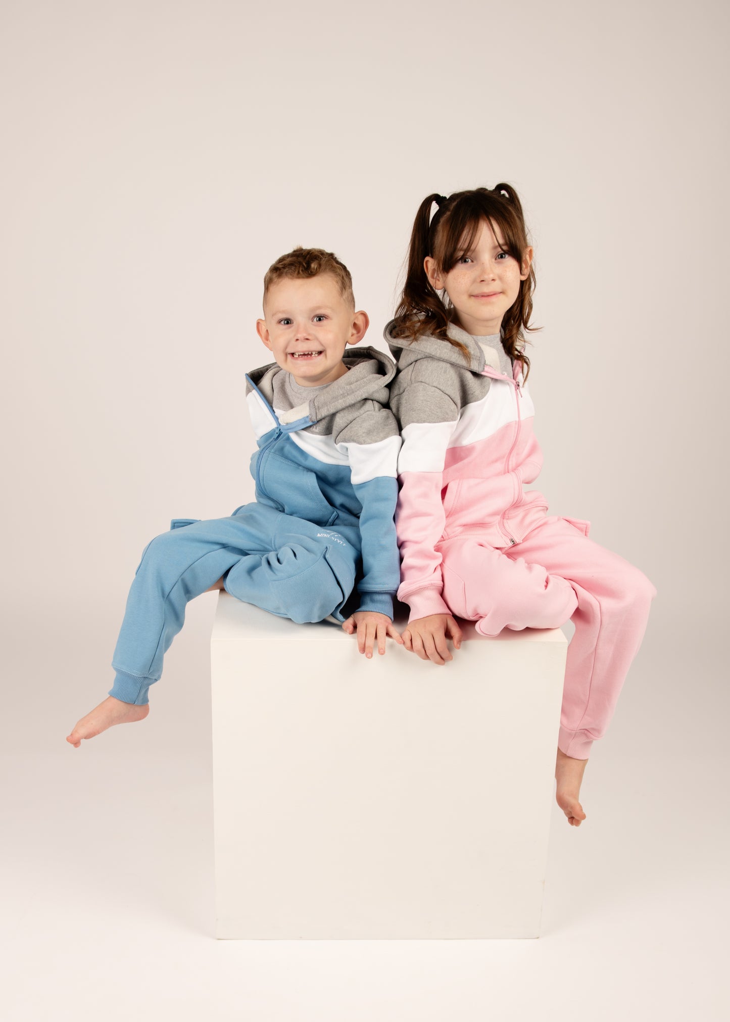 Boys Tri colour hooded tracksuit