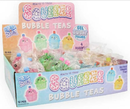 Glitter squish bubble tea