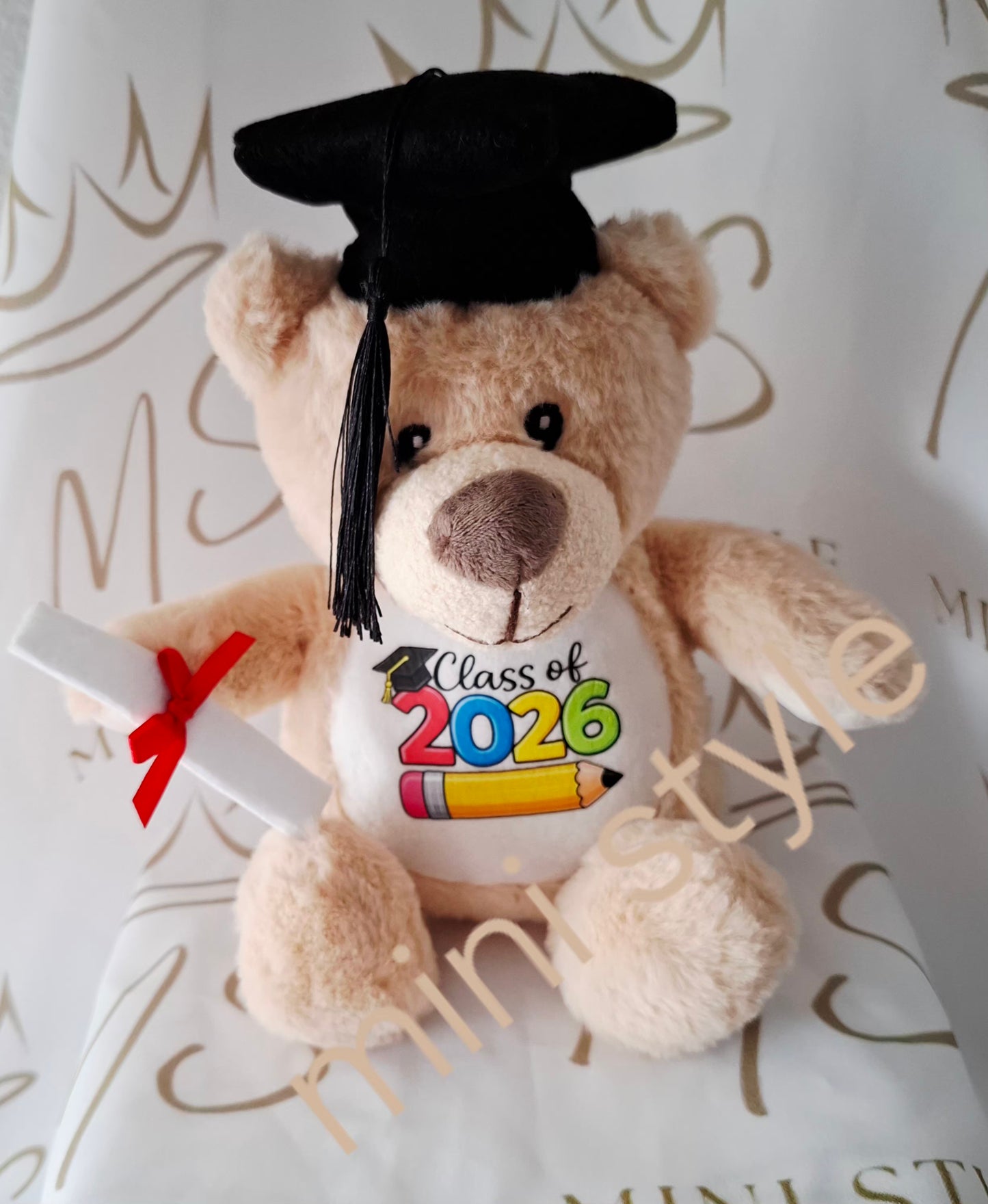 Small graduation bear