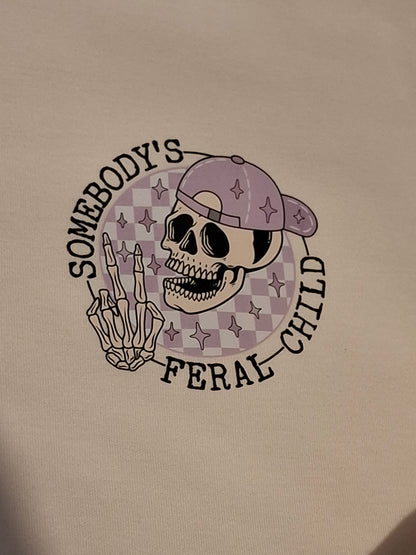 Cream shorts set with printed design