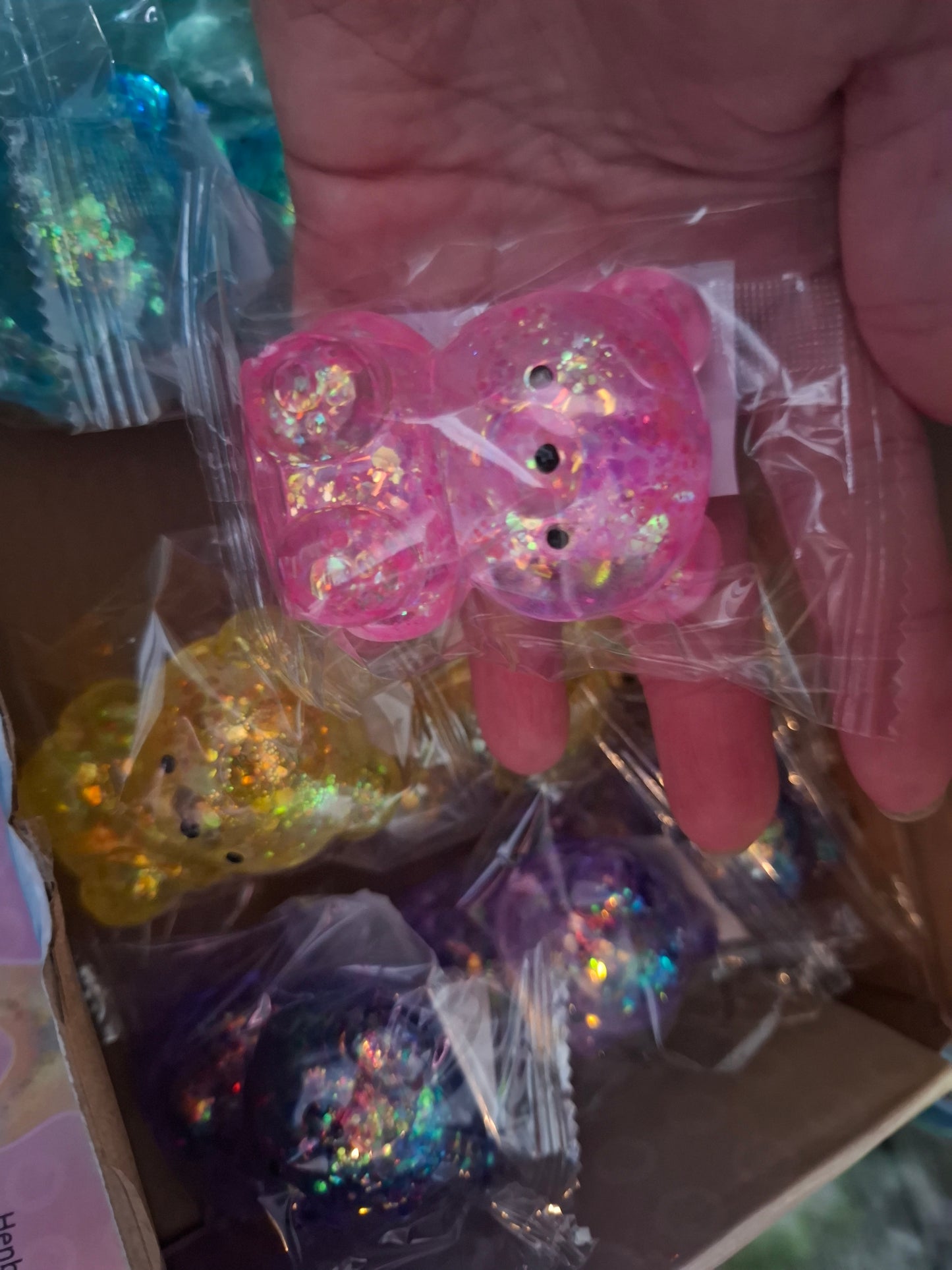 Mini sugar glitter bear